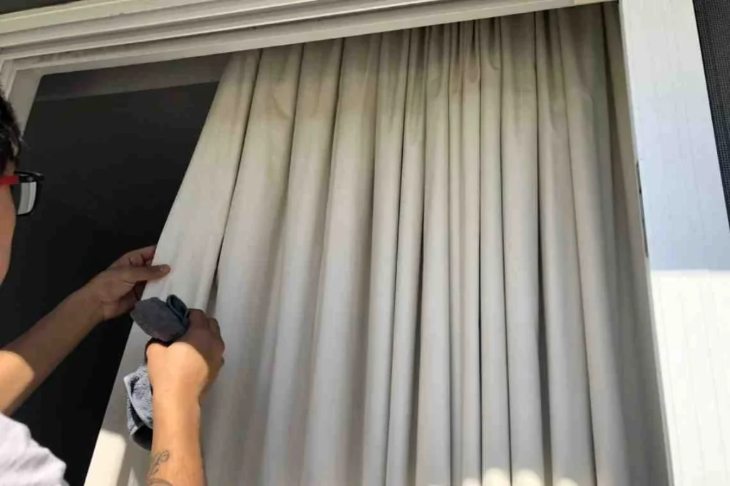 Cleaning a Blackout Curtains