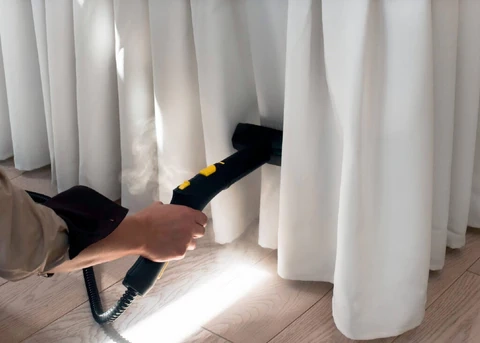 Dry Clean A Hanging Curtains